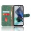 9D SKLO + PUZDRO 2v1 pre Motorola Moto G23 / G13 - Knižkové puzdro SOLID zelené