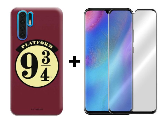 9D SKLO + PUZDRO 2v1 pre HUAWEI P30 Pro - Harry Potter 037