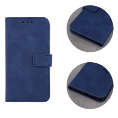 SKLO + PUZDRO 2v1 pre Xiaomi Redmi 12C - Knižkové puzdro Velvet modré