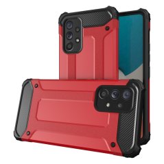 HYBRID Tvrdený Zadný kryt pre Samsung Galaxy A53 5G - červený