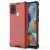 HONEYCOMB Tvrdený kryt pre Samsung Galaxy A21S - červený