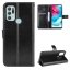 9D SKLO + PÚZDRO 2v1 pre Motorola Moto G60s - Knížkove puzdro Solid čierne