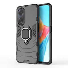 RING ARMOR Tvrdený kryt pre Oppo A98 5G - čierny