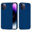 9D SKLO + PUZDRO 2v1 pre Apple iPhone 14 Pro - Silikónové modré