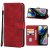 SOLID Knižkové puzdro pre Motorola Moto G52 / G82 5G - červené
