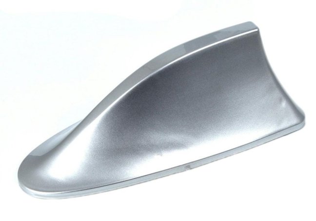 APT Anténa SHARK FM 17x8,5cm strieborná