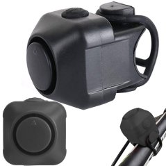 Zvonček na bicykel elektronický klaksón hlasný 130 db siréna pre alarm na bicykli