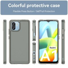 CANDY Zadný obal pre Xiaomi Redmi A1 / Redmi A2 - sivý