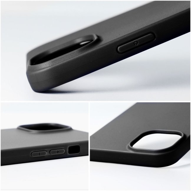 MATT Zadný kryt pre Xiaomi Redmi A3 - čierny