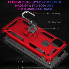 RING ARMOR Tvrdený kryt pre Xiaomi Redmi 9C - sivý