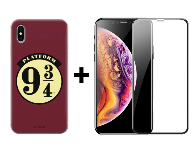 9D SKLO + KRYT 2v1 pre Apple iPhone X , XS - Harry Potter 037