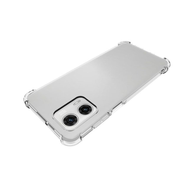 9D SKLO + PUZDRO 2v1 pre Motorola Moto G73 5G - Silikónové priesvitné