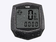 Vodotesný tachometer na bicykli s lcd