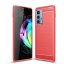 9D SKLO + PÚZDRO 2v1 pre Motorola Moto Edge 20 Pro - carbon červené