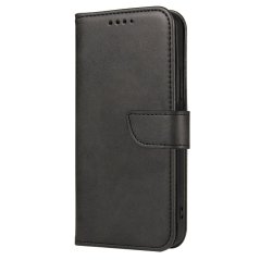 BUCKLE Peňaženkový kryt pre Samsung Galaxy A34 5G - čierny