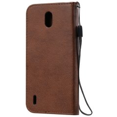 Knižkové puzdro pre Nokia 1.3 - Solid hnedé