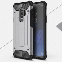 HYBRID ARMOR Tvrdený kryt pre Samsung Galaxy S9 Plus - sivý