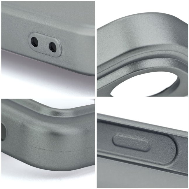 METALLIC Zadný kryt pre Xiaomi Redmi 13C / POCO C65 - sivý