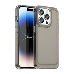 CANDY Zadný obal pre Apple iPhone 15 Pro - sivý