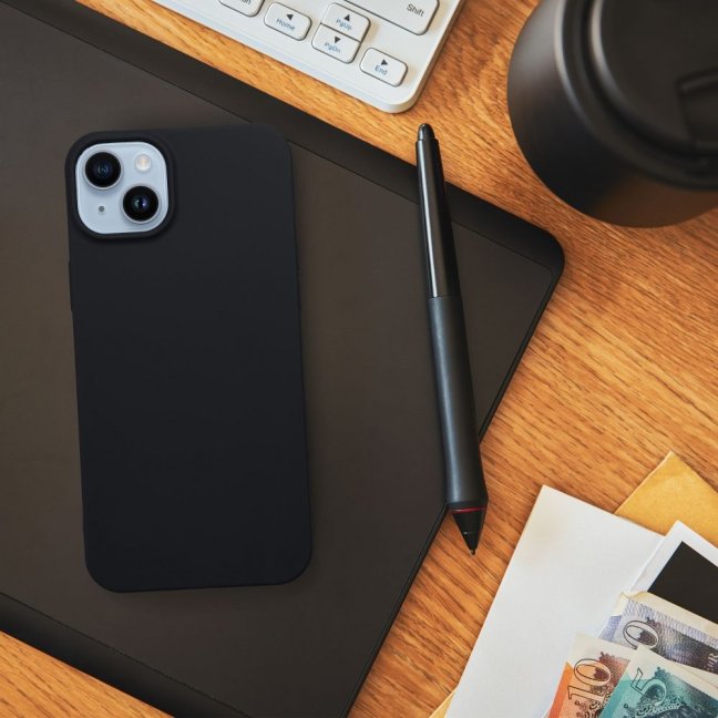 MATT Zadný kryt pre Xiaomi Redmi A3 - čierny