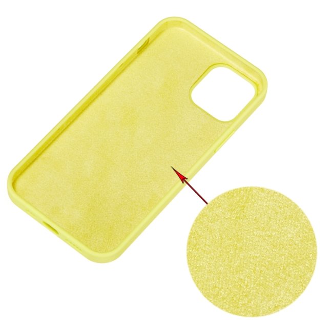 9D SKLO + PUZDRO 2v1 pre Apple iPhone 14 Pro - Silikónové žlté