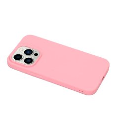 MATT Silikónový obal pre Apple iPhone 14 Pro - ružový