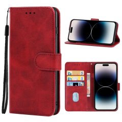 9D SKLO + PUZDRO 2v1 pre Apple iPhone 14 Pro - Knižkové solid červené