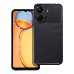 CARBON PREMIUM Zadný kryt pre Xiaomi Redmi 13C / POCO C65 - čierny