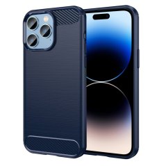 CARBON Zadný obal pre Apple iPhone 14 Pro - modrý