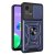SLIDING ARMOR Tvrdený kryt pre Motorola Moto G72 - modrý